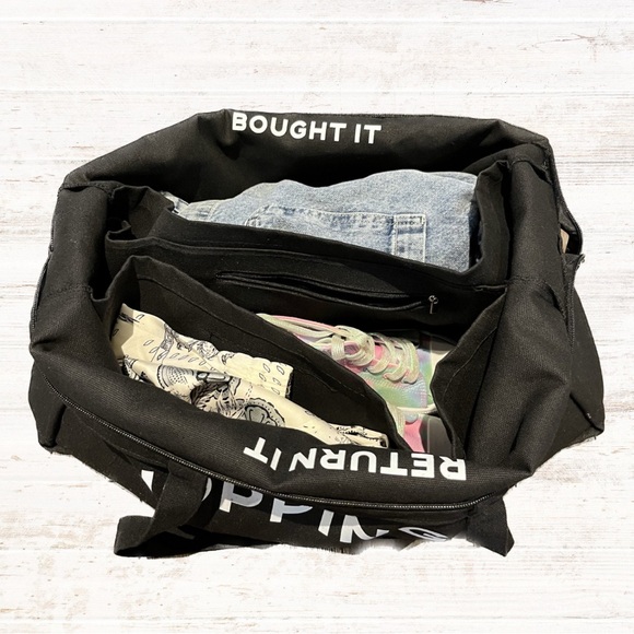 The Ultimate Shopping Buddy - extra large canvas tote bag (27”W x 15”H x 7”D) - Picture 2 of 4